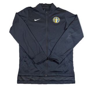 Chicago Sky Nike Dri Fit Full Zip Black Warm Up Jacket Size Small Tall WNBA